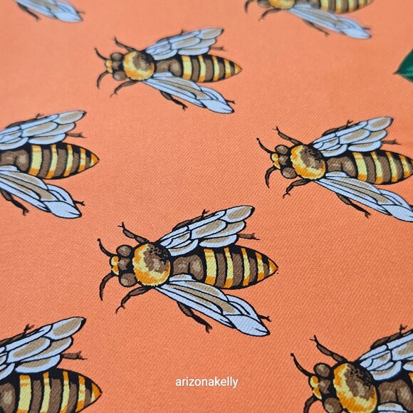 Rare Echo Silk Bug Scarf Insect Beetle Scarf Entomology Hand Rolled - Picture 3 of 16